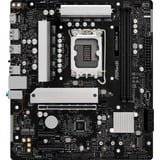 ASRock B860M-X, Placa base negro/Plateado