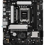 ASRock B860M-X, Placa base negro/Plateado