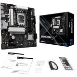 ASRock B860M-X, Placa base negro/Plateado