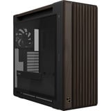 ASUS PROART PA602 WALNUT WOOD TG PWM MODERN BLACK, Cajas de torre marrón/Madera, Midi Tower, PC, Negro, Madera, ATX, DTX, EATX, micro ATX, Mini-DTX, Mini-ITX, Metal, Madera, Juego