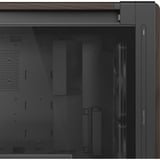 ASUS PROART PA602 WALNUT WOOD TG PWM MODERN BLACK, Cajas de torre marrón/Madera, Midi Tower, PC, Negro, Madera, ATX, DTX, EATX, micro ATX, Mini-DTX, Mini-ITX, Metal, Madera, Juego