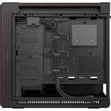 ASUS PROART PA602 WALNUT WOOD TG PWM MODERN BLACK, Cajas de torre marrón/Madera, Midi Tower, PC, Negro, Madera, ATX, DTX, EATX, micro ATX, Mini-DTX, Mini-ITX, Metal, Madera, Juego