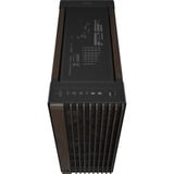ASUS PROART PA602 WALNUT WOOD TG PWM MODERN BLACK, Cajas de torre marrón/Madera, Midi Tower, PC, Negro, Madera, ATX, DTX, EATX, micro ATX, Mini-DTX, Mini-ITX, Metal, Madera, Juego
