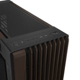 ASUS PROART PA602 WALNUT WOOD TG PWM MODERN BLACK, Cajas de torre marrón/Madera, Midi Tower, PC, Negro, Madera, ATX, DTX, EATX, micro ATX, Mini-DTX, Mini-ITX, Metal, Madera, Juego