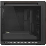 ASUS PROART PA602 WALNUT WOOD TG PWM MODERN BLACK, Cajas de torre marrón/Madera, Midi Tower, PC, Negro, Madera, ATX, DTX, EATX, micro ATX, Mini-DTX, Mini-ITX, Metal, Madera, Juego