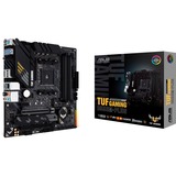 ASUS TUF GAMING B550M PLUS AMD B550 Zócalo AM4 micro ATX, Placa base negro, AMD, Zócalo AM4, 3rd Generation AMD Ryzen™ 3, 3rd Generation AMD Ryzen 5, 3rd Generation AMD Ryzen™ 7, 3rd..., DDR4-SDRAM, 128 GB, DIMM