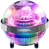 Alphacool Eisball Adressable RGB - Acryl, Depósito de expansión transparente