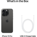 Apple iPhone 15 Pro 256GB Reacondicionado, Móvil negro