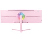 Arozzi AZ-NO-49TUW165, Monitor de gaming rosa neón