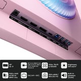 Arozzi AZ-NO-49TUW165, Monitor de gaming rosa neón