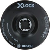 Bosch 2 608 601 724 accesorio para amoladora angular Almohadilla de apoyo, Plato lijador Almohadilla de apoyo, 12,5 cm, Bosch, Negro, 12250 RPM, 1 pieza(s)