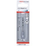 Bosch Broca helicoidal HSS PointTeQ Hex, Ø 2,5mm, Taladro 