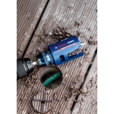 Bosch EXPERT CONSTRUCTION MATERIAL sierra de corona Taladro 6 pieza(s) Establecer, Taladro, Ladrillo, Tableros de partículas, Plástico, Madera blanda, Azulejo, Azul, Oro, Rojo, Acero inoxidable, Carburo de tungsteno (TC), 6 cm