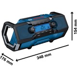 Bosch GPB 18V-2 C, Radio de obras azul