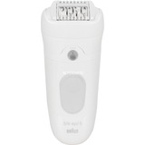 Braun 7500435225052, Depiladora blanco/Plateado