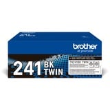 Brother TN-241BKTWIN cartucho de tóner 2 pieza(s) Original Negro 2500 páginas, Negro, 2 pieza(s)