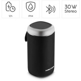Canton Glow Pro Altavoz portátil estéreo Negro 30 W negro, 30 W, Inalámbrico y alámbrico, A2DP, AVRCP, HFP, HSP, 10 m, USB Tipo C, Altavoz portátil estéreo
