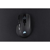 Corsair IRONCLAW RGB ratón mano derecha RF Wireless + Bluetooth + USB Type-A Óptico 18000 DPI, Ratones para gaming negro, mano derecha, Óptico, RF Wireless + Bluetooth + USB Type-A, 18000 DPI, Negro