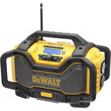 DEWALT Radio a batería y de red DCR027-QW, Radio de obras amarillo/Negro