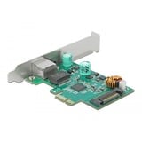 DeLOCK 89139 adaptador y tarjeta de red Interno Ethernet 4000 Mbit/s, Adaptador de red Interno, Alámbrico, PCI Express, Ethernet, 4000 Mbit/s