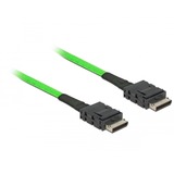 DeLOCK Kabel OCuLink PCIe SFF-8611 > OCuLink SFF-8611, Cable verde claro