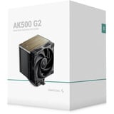 DeepCool R-AK500G2-BKNNMN-GJD, Disipador de CPU negro/Madera