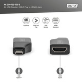 Digitus AK-300450-000-S, Adaptador negro