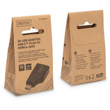 Digitus AK-300450-000-S, Adaptador negro