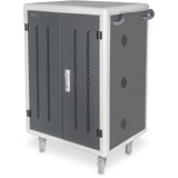 Digitus Armario de carga móvil, 30 estaciones de carga, para portátiles/tabletas hasta 15,6", Estación de carga negro/Gris