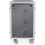 Digitus Armario de carga móvil, 30 estaciones de carga, para portátiles/tabletas hasta 15,6", Estación de carga negro/Gris