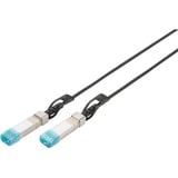 Digitus Cable SFP+ 10G DAC 2m negro, 2 m, SFP+, SFP+