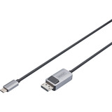 Digitus DB-300334-020-S, Cable negro/Gris