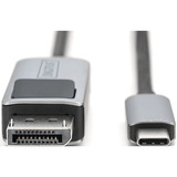 Digitus DB-300334-020-S, Cable negro/Gris