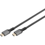 Digitus DB-330200-030-S, Cable negro/Gris