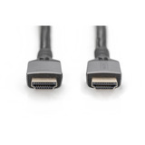 Digitus DB-330200-030-S, Cable negro/Gris