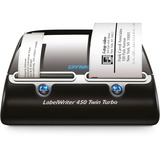 Dymo LabelWriter ™ 450 TwinTurbo, Impresora de etiquetas negro/Plateado, Térmica directa, 600 x 300 DPI, Negro, Plata