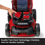 EINHELL Cortacésped profesional a batería GP-CM 36/47 S Li BL, 36 Voltios (2x18 Voltios) rojo/Negro