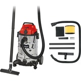 EINHELL TH-VC 1930 SA 30 L Aspiradora de tambor Seca y húmeda 2000 W Sin bolsa, Aspiradora en húmedo y en seco rojo, 2000 W, Aspiradora de tambor, Seca y húmeda, Sin bolsa, 30 L, 80 dB