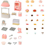 EPOCH Sylvanian Families - Set de pastelería del pueblo para casa de inicio, Juegos de construcción 