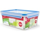 Emsa CLIP & CLOSE Rectangular Caja 3,7 L Azul, Transparente 1 pieza(s) transparente/Azul, Caja, Rectangular, 3,7 L, Azul, Transparente, Polipropileno (PP), Elastómero termoplástico (TPE), Alemania