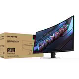 GIGABYTE GS32QCA, Monitor de gaming negro (mate)