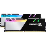 G.Skill Trident Z F4-3200C16D-32GTZN módulo de memoria 32 GB 2 x 16 GB DDR4 3200 MHz, Memoria RAM negro/blanco, 32 GB, 2 x 16 GB, DDR4, 3200 MHz
