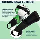 HUDORA Espinilleras con protección para el tobillo, Protectores verde