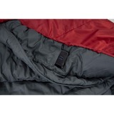 High Peak TR 400, Saco de dormir rojo oscuro/Gris