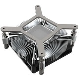 Inter-Tech 88885674, Disipador de CPU plateado/Negro