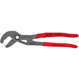 KNIPEX Alicates para abrazaderas de manguera 8551250C, Pinzas rojo