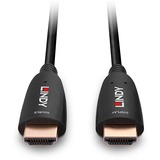 Lindy  Fibra óptica Hybrid HDMI 2.1 8K60 , Cable negro