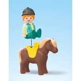 PLAYMOBIL Junior: Aventura en la granja con tractor, remolque y amigos animales, Juegos de construcción 