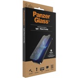 PanzerGlass 2743 protector de pantalla o trasero para teléfono móvil Apple 1 pieza(s), Película protectora transparente, Apple, Apple - iPhone 13 Pro Max, Aplicación en seco, Resistente a rayones, Resistente a golpes, Antibacteriano, Transparente, 1 pieza(s)