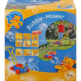 Pustefix Bubble-Mower Cortacésped, Burbujas azul/Rojo